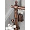 Kingston Brass KB197PXAC 8" Widespread Bathroom Faucet, Antique Copper KB197PXAC - alternate 6